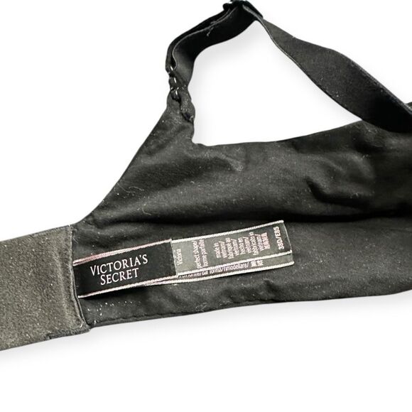 VICTORIA’S SECRET Women’s Black Lace Trim Perfect Shape Push-Up Bra Size 38D - Picture 4 of 6